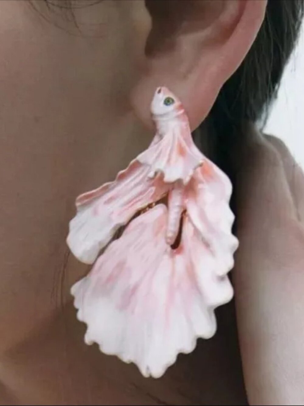 PinkfishearringsM124